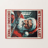 Zweite Änderung Santa Puzzle | Gun Rights Jigsaw (Horizontal)