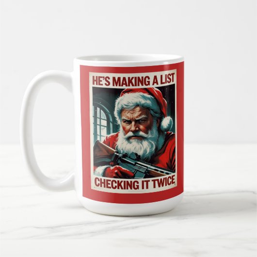 Zweite Änderung Santa Tasse 2A Weihnachtskaffee (Links)
