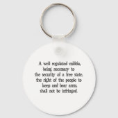 Zweite Änderung Schlüsselanhänger (Vorderseite)