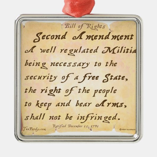 Zweite Änderung Silbernes Ornament (Vorne)