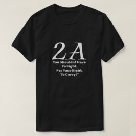 Zweite Änderung T-Shirt