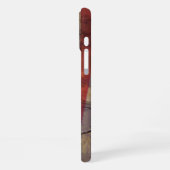 Zweite Änderung Typografie Rustikale US-Flagge iPhone Hülle (Linke Seite)