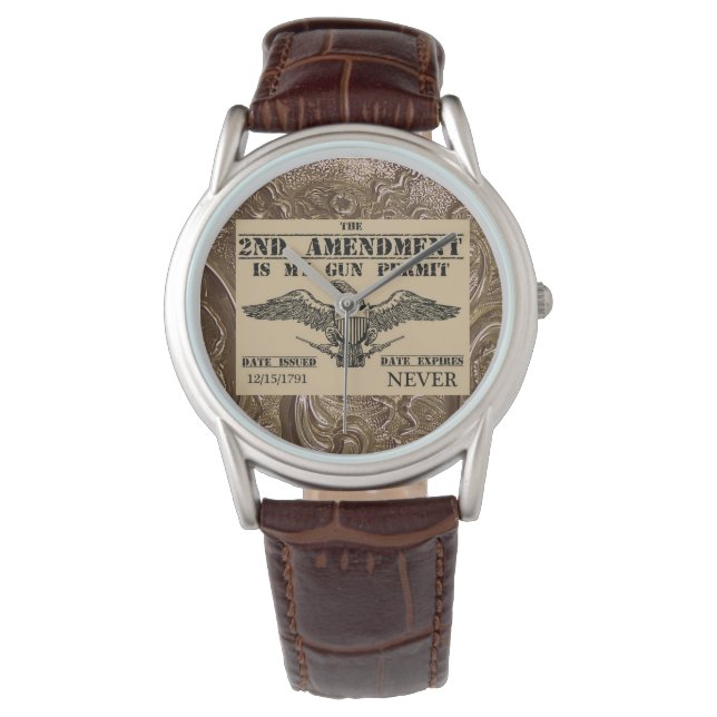 ZWEITE ÄNDERUNGSANTRAG-GENEHMIGUNG 2-STUNDE ARMBANDUHR (Vorderseite)