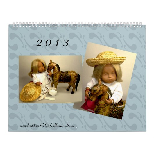 Zweite Ausgabe des Sasha Puppen-Kalenders 2013 Kalender (Titelbild)