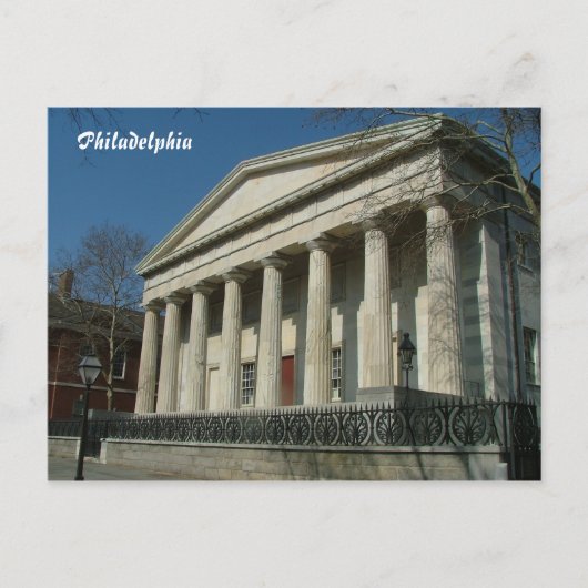 Zweite Bank Postkarte (Vorderseite)