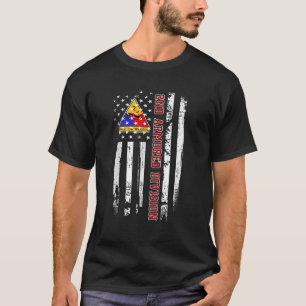 Zweite bewaffnete Division American Flag Military  T-Shirt