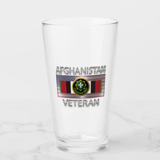 Zweite bewaffnete Kavallerie Afghanistan Veteran Glas (Vorderseite)