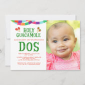 ZWEITE BIRTHTAGE FIESTA - FOTO - DOS EINLADUNG (Vorderseite)