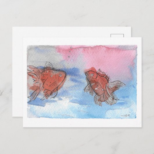 Zweite Firma - Postkarte (Vorne/Hinten)