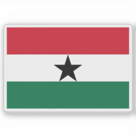 Zweite Flagge Ghanas (1964-1966) Aufkleber