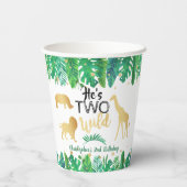 Zweite Geburtstagsparty der Wilden Jungen Pappbecher (Rückseite)