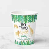 Zweite Geburtstagsparty der Wilden Jungen Pappbecher (Vorderseite)