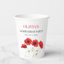 Zweite Geburtstagsparty Poppies Baby Girl