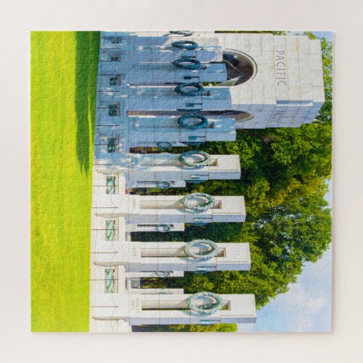 Zweite Gedenkstätte des Weltkriegs in Washington Puzzle (Horizontal)