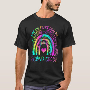 Zweite Gefärbte Krawatte Team 2. Klasse erster Tag T-Shirt