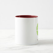 Zweite Grad-Lehrer-Tasse - grüner Apple Tasse (Zentrum)