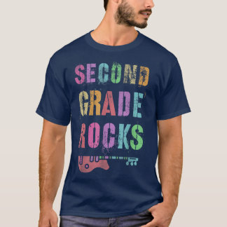 ZWEITE GRADE ROCKS Lehrerin Rockstar 2nd Grade ist T-Shirt