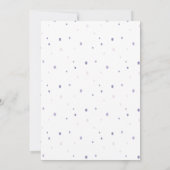 Zweite Hälfte des Mond- und Sternenastronauten zum Einladung (Rückseite)