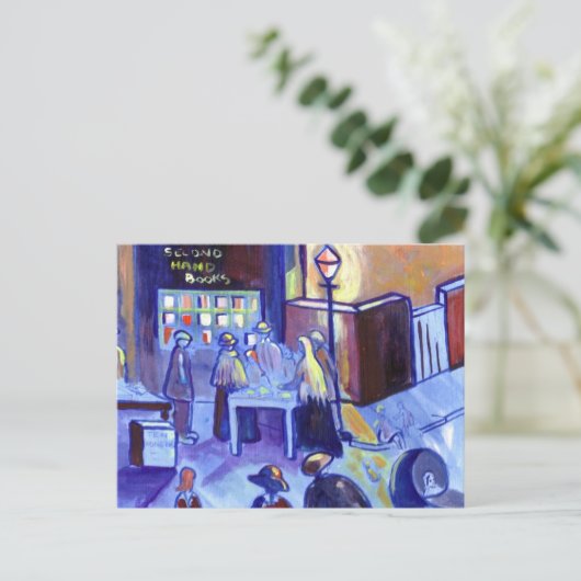 ZWEITE HANDBÜCHER POSTKARTE (Stehend Vorderseite)