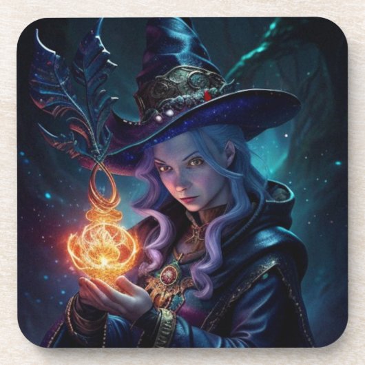 Zweite Hexe: Getränkeuntersetzer (Vorderseite)