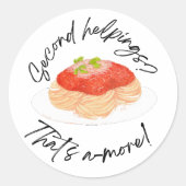 Zweite Hilfe Runder Aufkleber (Vorderseite)