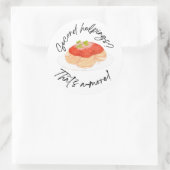 Zweite Hilfe Runder Aufkleber (Tasche)