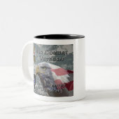 Zweite Infanterie Div Irak Kampf Veteran Zweifarbige Tasse (Vorderseite Links)