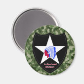 Zweite Infanterieabteilung Magnet (Vorderseite/Rückseite)