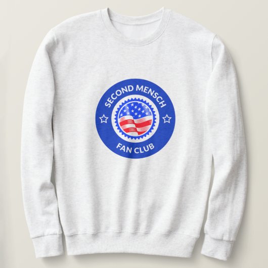 Zweite Karte Fanclub jüdisch SGOTUS Doug Emhoff Sweatshirt (Design vorne)