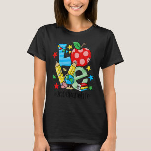 Zweite Klasse Lehrer Student erste letzte 100 Da T-Shirt