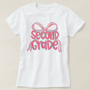 Zweite Klasse Lehrerinnen Mädchen Preppy T-Shirt