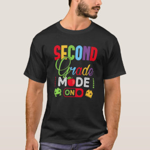 Zweite Klasse Modus aktiviert Zurück zur Schule Vi T-Shirt