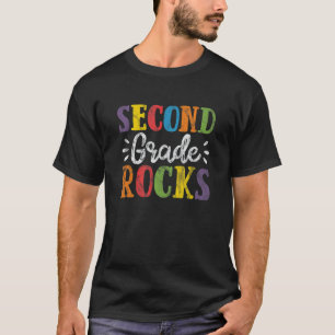 Zweite Klasse Rocks zweite Klasse Lehrer Student D T-Shirt