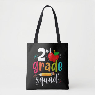 Zweite Klasse Squad Lustig Zurück zur Schule 2. Kl Tasche