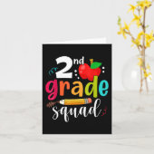 Zweite Klasse Squad Spaß zurück zur zweiten Klasse Karte (Gelbe Blume)