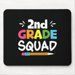 Zweite Klasse Squad Zweites Lehrerstuhlteam Zurück Mousepad