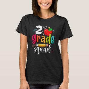 Zweite Klasse Truppe Zurück zur Schule Zweite Klas T-Shirt