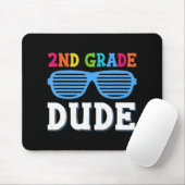 Zweite Klasse Typ 2. Klasse Lehrer Schüler zurück Mousepad (Mit Mouse)