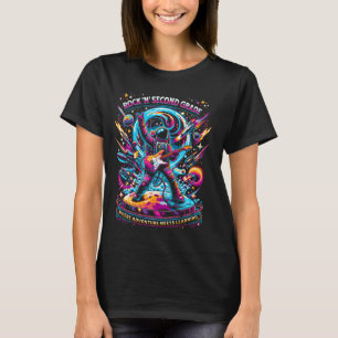 Zweite Klasse zurück zum Raumfahrtaktor der Schule T-Shirt