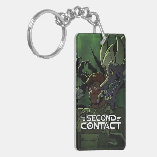 Zweite Kontaktabdeckung Art Acrylic Schlüsselanhän Schlüsselanhänger (Vorderseite links)