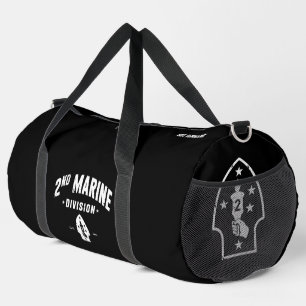 Zweite Marine Division Stille zweite bekümmerte Sc Duffle Bag