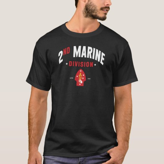 Zweite Marine Division "The Silent Second" T-Shirt (Vorderseite)