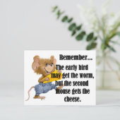 Zweite Maus Postkarte (Stehend Vorderseite)