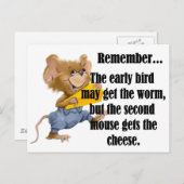 Zweite Maus Postkarte (Vorne/Hinten)