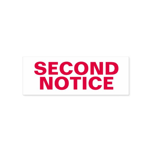 Zweite Mitteilung zur Rechnung oder Abrechnung Permastempel (Design)