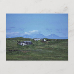 Zweite Quonset-Hütte auf der Insel Amchitka Postkarte
