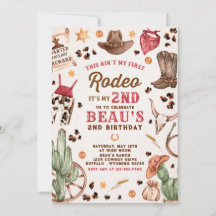 Zweite Rodeo Cowboy Wild West Birthday Party