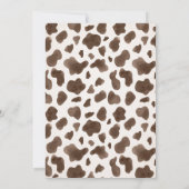 Zweite Rodeo Cowboy Wild West Birthday Party Einladung (Rückseite)