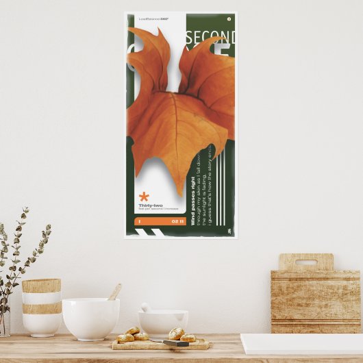 ZWEITE SAISON (Poster) Poster (Küche)