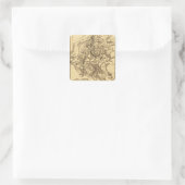 Zweite Schlacht bei Bull Run 3 Quadratischer Aufkleber (Tasche)